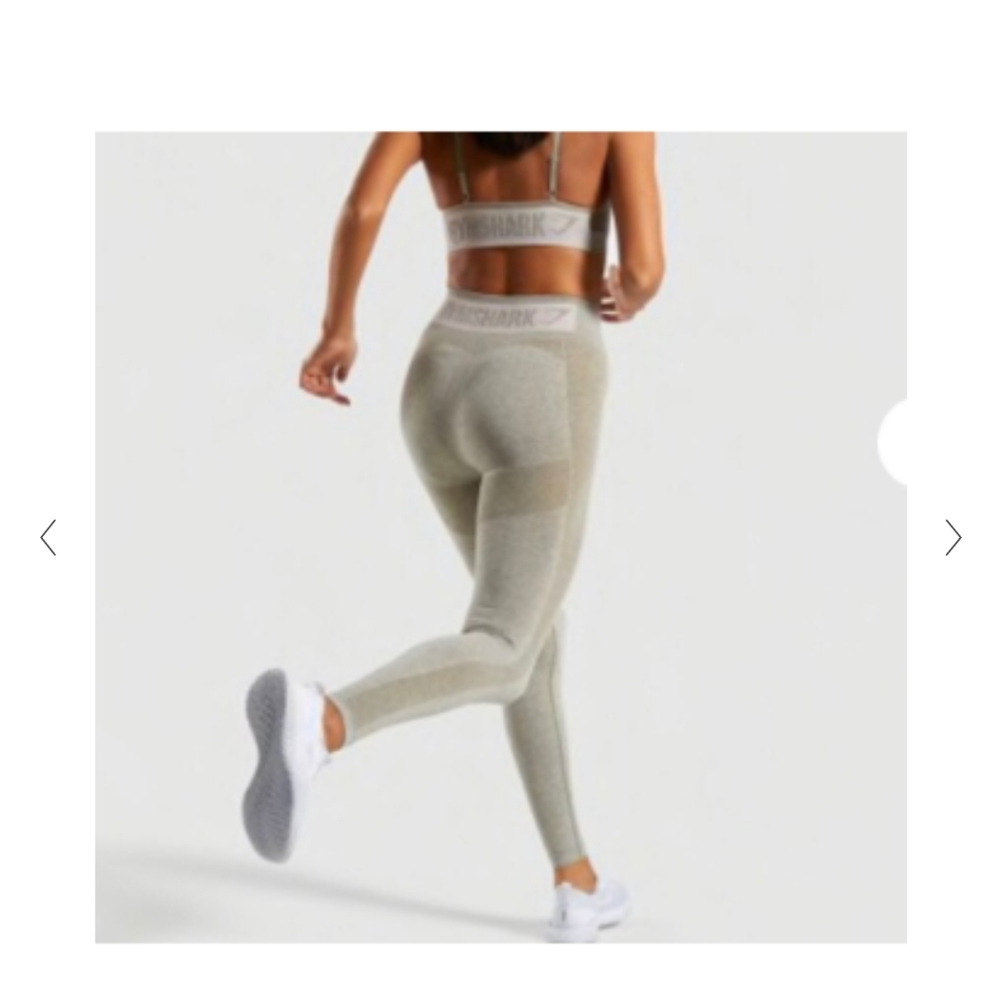 Gymshark Khaki High Waisted Flex